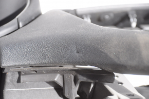Torpedo front panel without AIRBAG Lincoln MKC 15-19 black THX, broken glove compartment mount, butt