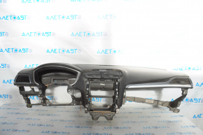 Torpedo front panel without AIRBAG Ford Fusion mk5 13-20 black, broken fastener, scratches