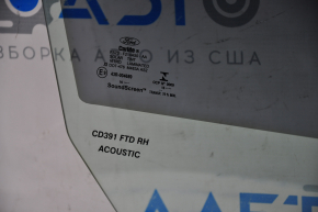 Front right door glass for Ford Fusion mk5 13-20 triplex