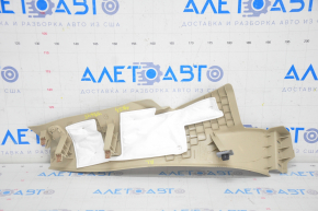 Rear pillar trim lower left Ford Fusion mk5 13-20 beige, plastic turned white, scratches