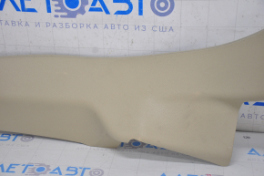 Rear pillar trim lower left Ford Fusion mk5 13-20 beige, plastic turned white, scratches