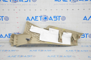 Rear pillar trim lower right Ford Fusion mk5 13-20 beige, plastic turned white, scratches
