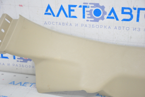 Rear pillar trim lower right Ford Fusion mk5 13-20 beige, plastic turned white, scratches