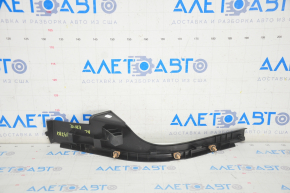 Door sill trim rear left inner BMW X5 E70 07-13 black, scratches