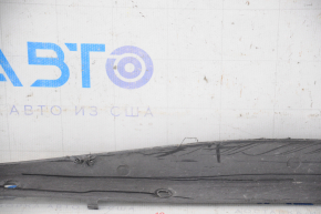 Rear bumper protection mount left short Tesla Model S 12-15 pre-rest tear, rubber torn off