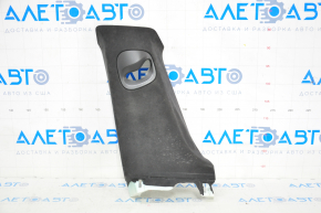 Center pillar trim upper belt left Tesla Model S 12-15 pre-restoration, black, worn