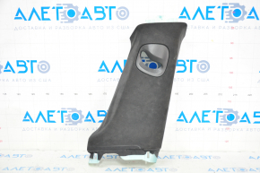 Center pillar trim upper belt right Tesla Model S 12-15 pre-rest, black