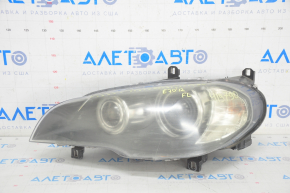 Front left headlight complete BMW X5 E70 07-11 prerest xenon, adaptive, for polishing, micro-cracks