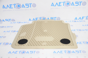 Interior mat rear right BMW 7 G12 15- rubber, beige,