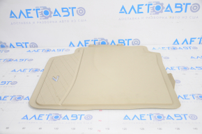 Rear left interior mat BMW 7 G12 15- rubber, beige,