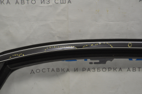 Upper rear right door molding VW Passat b7 12-15 USA chrome with glass seal, minor scratches