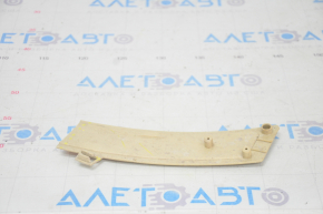 Reflector of the front left bumper BMW X5 E70 11-13 rest, missing fragment, broken fastener, dried out plastic