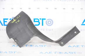 Rear left threshold plug Tesla Model S 12-15 pre-restoration, structure, worn