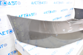 Rear bumper bare Tesla Model S 12-15 pre-rest for 6 parking sensors, with mount, brown, parking sensor mount fell off