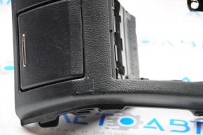 Driver's knee pad with cup holder Lexus RX350 RX450 10-15 black, broken crepe, scratches