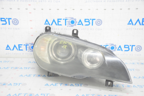Front right headlight complete BMW X5 E70 07-11 prerest xenon, adaptive, for polishing
