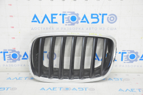 Radiator grill nostril left BMW X5 E70 07-13 sand, paint peeled off