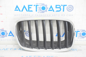 Radiator grill nostril right BMW X5 E70 07-13 sand, paint peeled off
