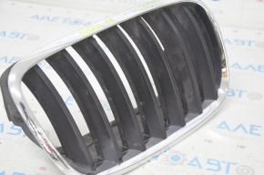 Radiator grill nostril right BMW X5 E70 07-13 sand, paint peeled off