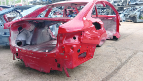 Quarter wing rear right VW Jetta 19 - red, on the body, sunset sawed off