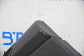 Door trim card rear left BMW X5 E70 07-13 with curtain black, wood insert, tears, peeled plastic handle, cracked fastener