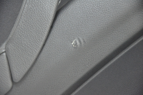 Door trim card rear left BMW X5 E70 07-13 with curtain black, wood insert, tears, peeled plastic handle, cracked fastener