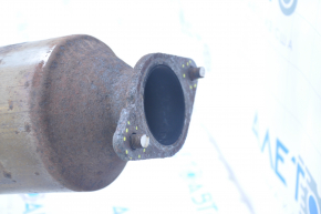 Exhaust line for 1 pipe Ford Fusion mk5 13-20 2.0 hybrid, plug-in with catalytic converter, rusty, studs sawed off