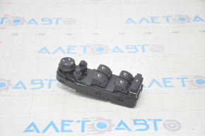 Front left window lift control BMW X5 E70 07-13 black, 4 auto