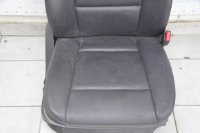 Passenger seat BMW X5 E70 07-13 with airbag, electric, leather, black