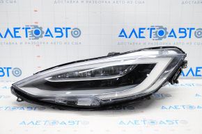 Headlight front left Tesla Model S 16-20 complete rest UP-LEVEL break 2 fasteners