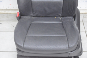Driver's seat BMW X5 E70 07-13 with airbag, electric, memory, leather, black, cracks in leather