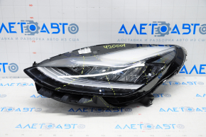 Headlight front left Tesla Model 3 18-20 LED with mount, for polishing, breakage of mount