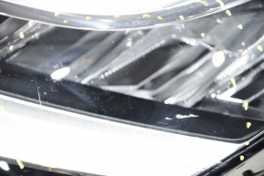 Headlight front left Tesla Model 3 18-20 LED with mount, for polishing, breakage of mount