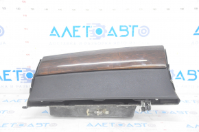 Glove box, glove compartment BMW X5 E70 10-13 complete, black, dark wood insert