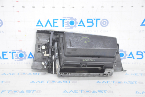 Glove box, glove compartment BMW X5 E70 10-13 complete, black, dark wood insert