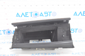 Glove box, glove compartment BMW X5 E70 10-13 complete, black, dark wood insert