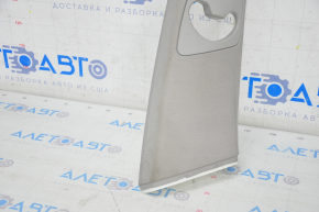 Upper center pillar trim belt right BMW X5 E70 07-13 gray, chemically treated