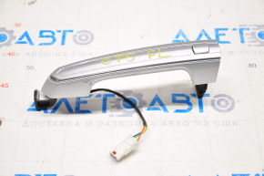 Door handle outer front left Cadillac CTS 15- keyless 4 pins rest, scratches