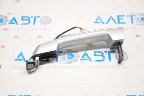 Door handle outer front left Cadillac CTS 15- keyless 4 pins rest, scratches