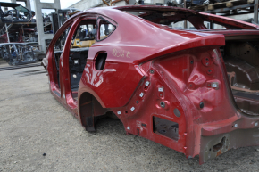 Quarter wing rear left Ford Fusion mk5 13-20 on the body, red, rusty, bumps