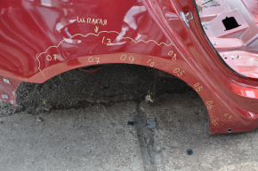 Quarter wing rear right Ford Fusion mk5 13-20 on the body, red, rusty, made