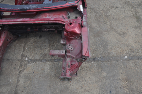 Front left quarter Ford Fusion mk5 13-20 on the body, red, rusty