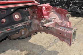 Front left quarter Ford Fusion mk5 13-20 on the body, red, rusty