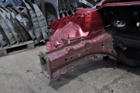 Front right quarter Ford Fusion mk5 13-20 without bracket on body, red, rusty