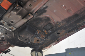 Front right quarter Ford Fusion mk5 13-20 without bracket on body, red, rusty