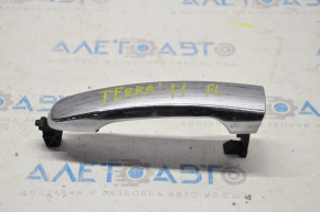 Door handle outer front left GMC Terrain 10-17 chrome