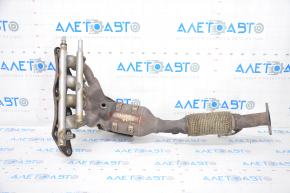 Exhaust manifold with catalytic converter Ford Fusion mk5 13-20 hybrid rusty, mesh torn