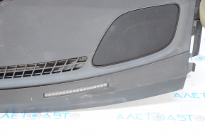 Torpedo front panel without AIRBAG Lincoln MKC 15-19 brown, wood inserts, scratches