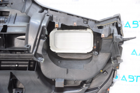 Torpedo front panel without AIRBAG Ford Escape MK3 13-16 prerest black, bent frame, broken glove compartment mount, water damage