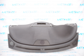 Torpedo front panel without AIRBAG Chrysler 200 15-17 black, tear, contact with water, under chemical treatment, frame is broken